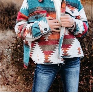 Never worn Vici Aztec shacket